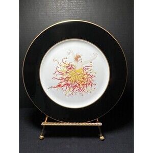 12" Signed House of Erte Applause Decorative Plate w/ Box Vintage